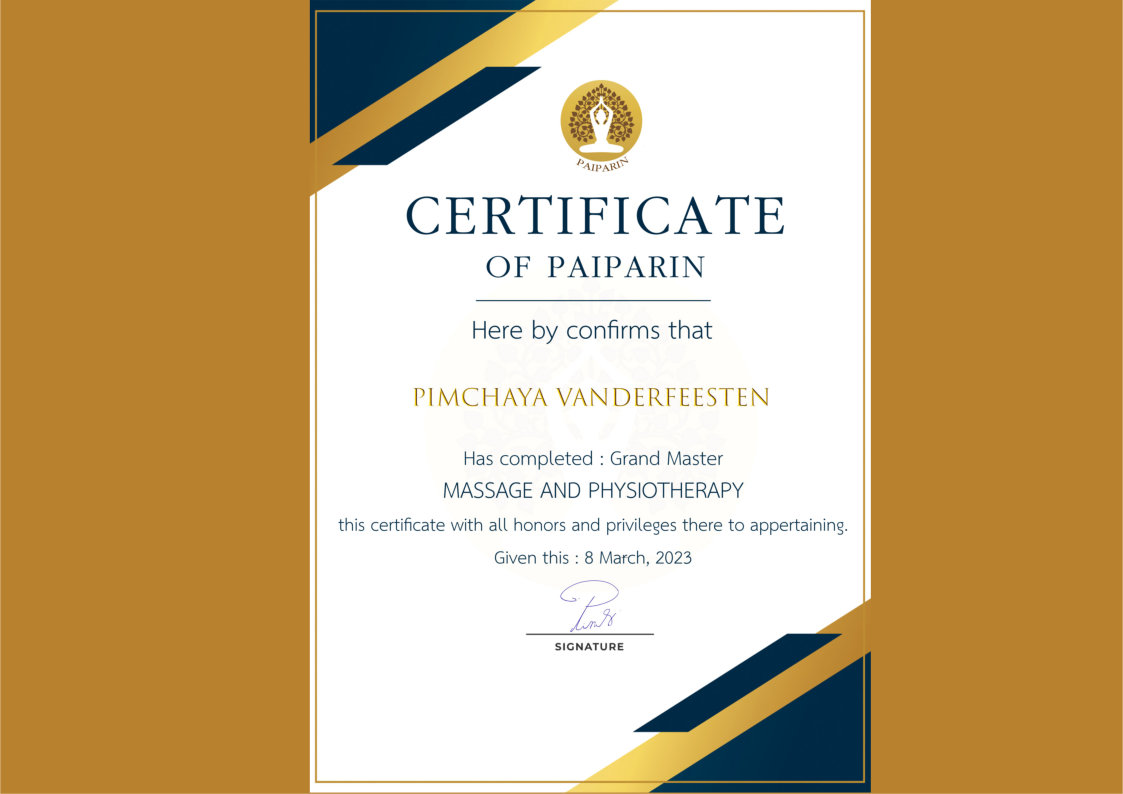 Certificaat PaiParin